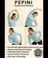 Woman wearing a light blue long-sleeve shirt with PEPIINI branding, showcasing comfort and performance features.